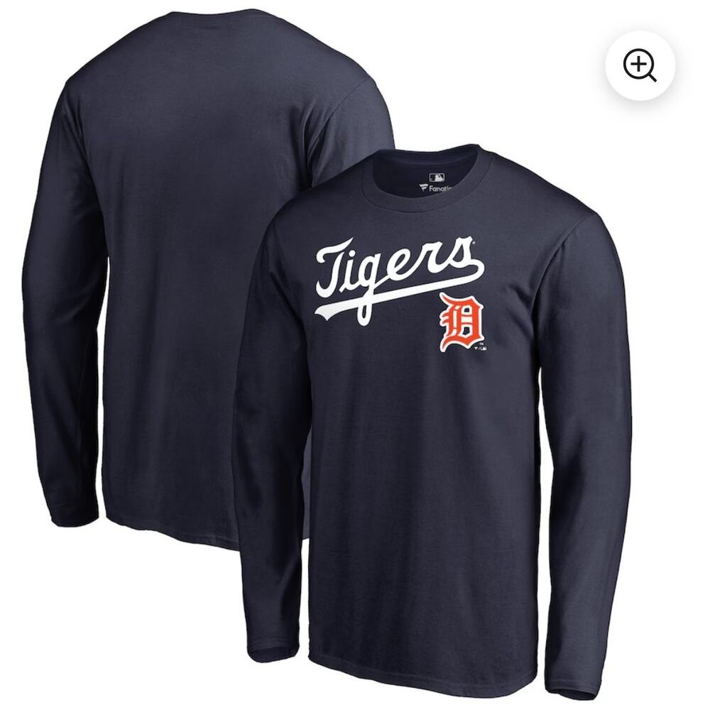Fanatics Men's Detroit Tigers Navy, Size Medium